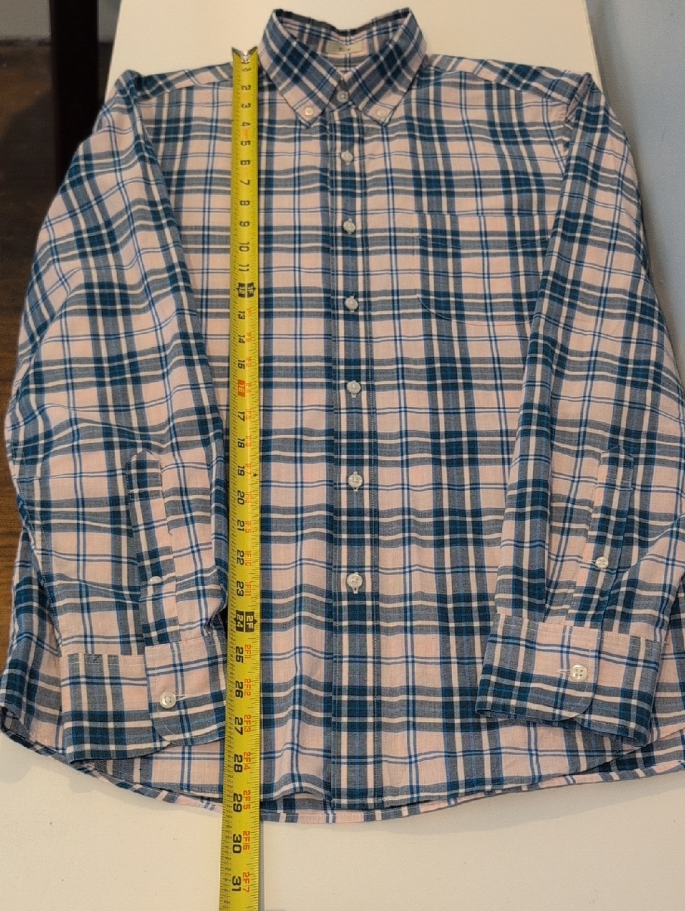 J. Crew Men's Small Slim Fit Stretch Long Sleeve Button Down Shirt Style #H4737 - Picture 11 of 14